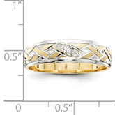 14k Men's Band (Trio) Mounting (No Stone Included)